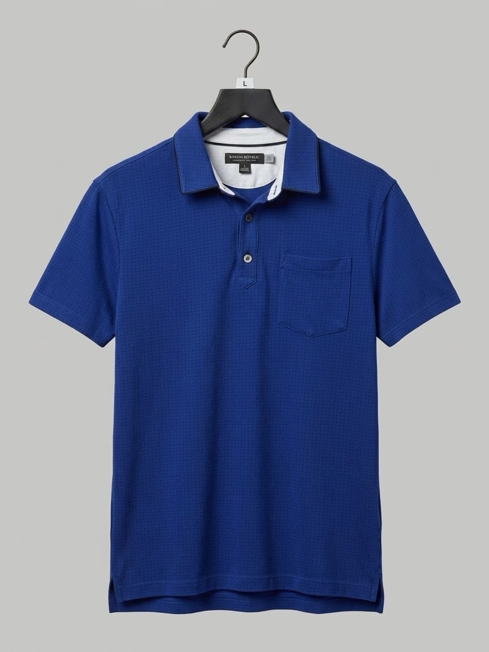 Banana Republic Performance Pique Royal Blue Polo Small